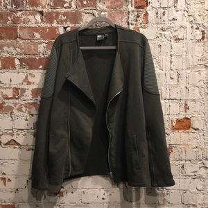 Men’s green asos biker